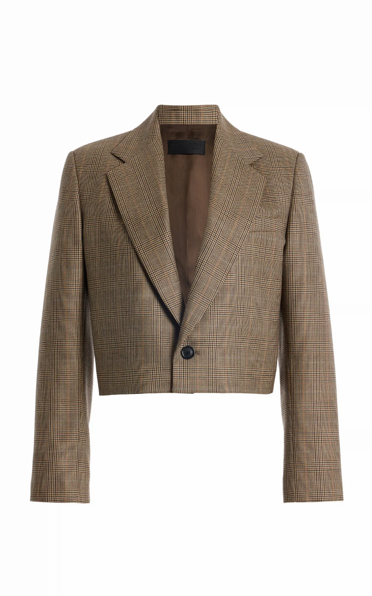 Swan Checked Wool Jacket
