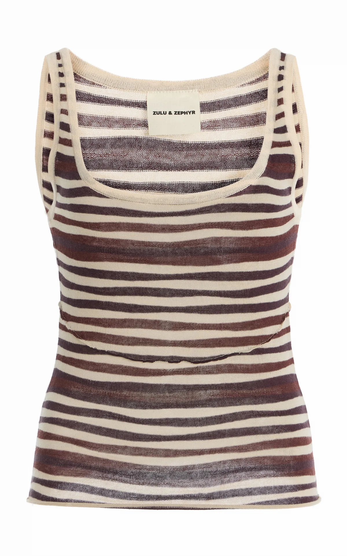 Striped Knit Tank Top