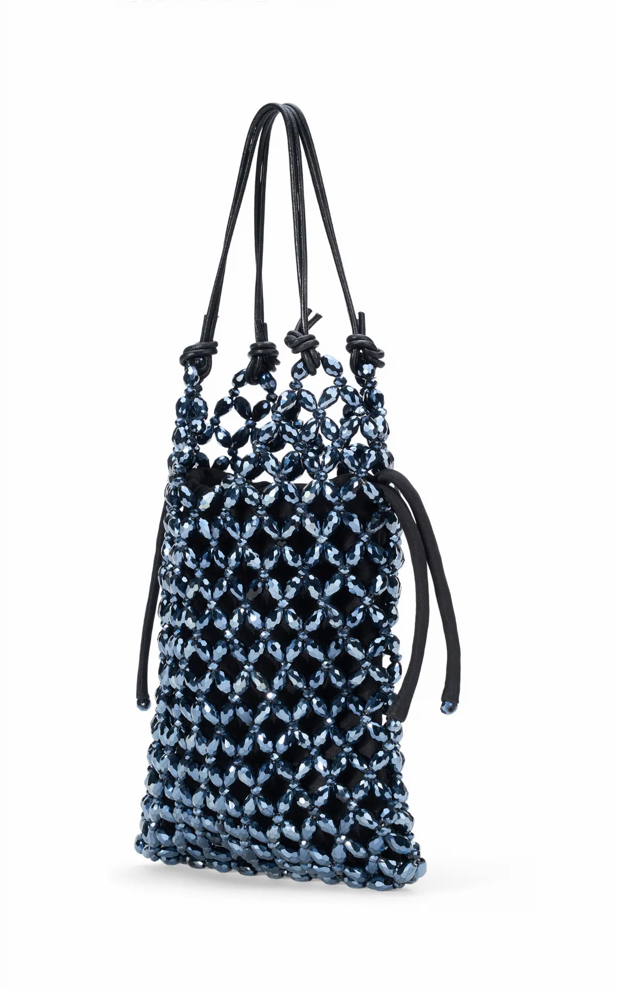 Kelly Beaded Leather Bag