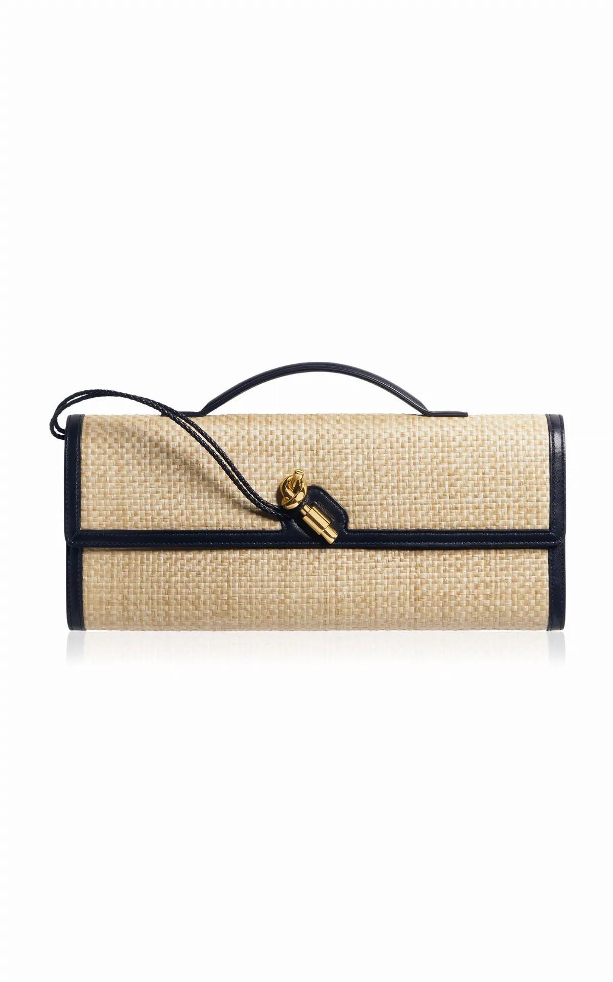 Andiamo Raffia Clutch