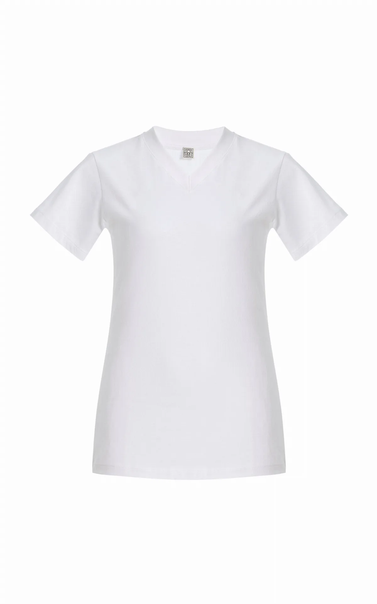 V-Neck Cotton T-Shirt by Toteme