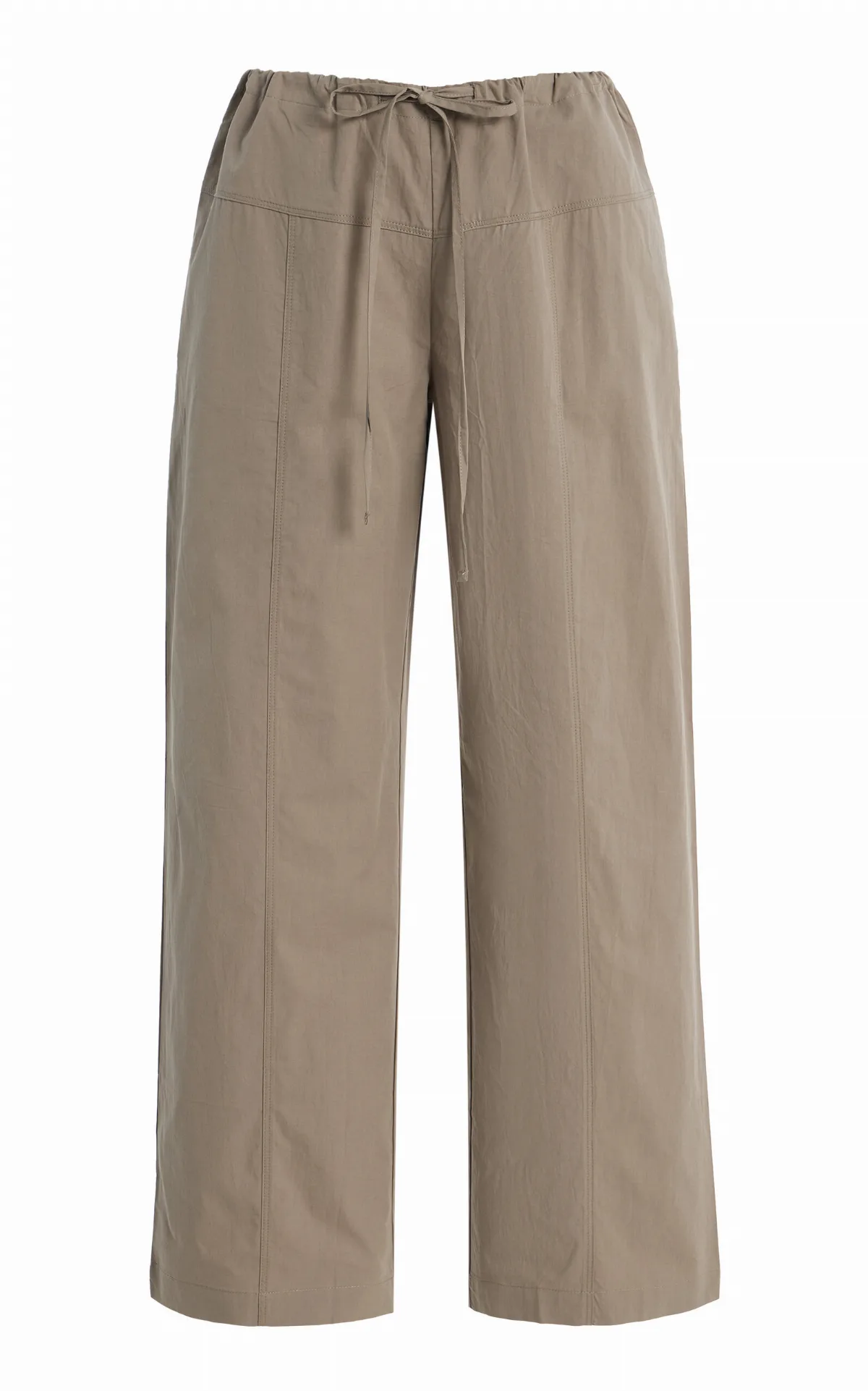Seam Cotton Poplin Pants