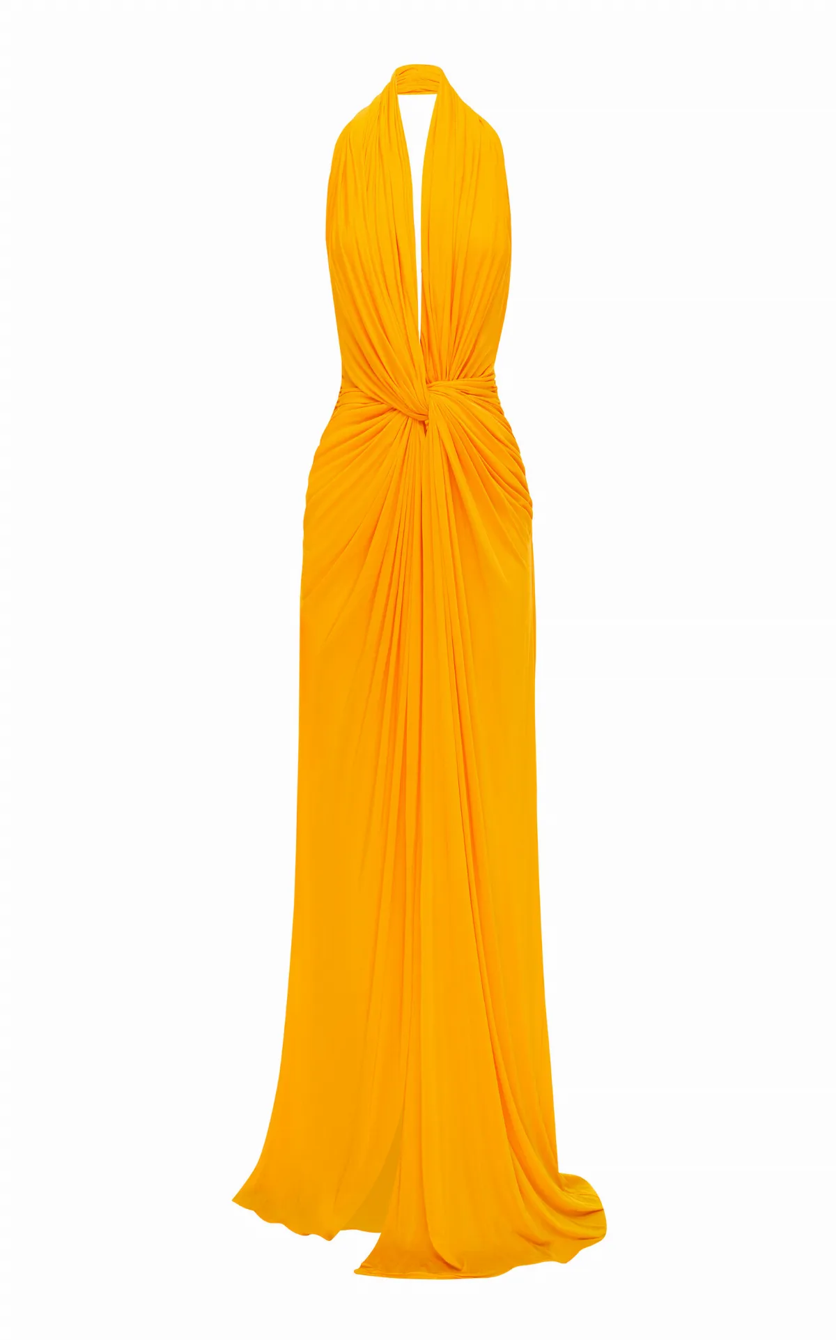 Halter Twist Jersey Gown