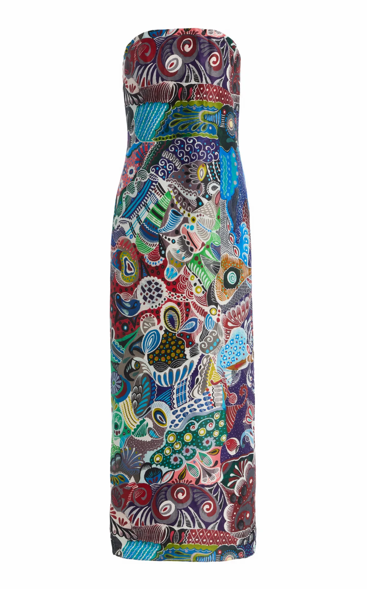 Arnulfo Vasquez Linen-Silk Maxi Dress