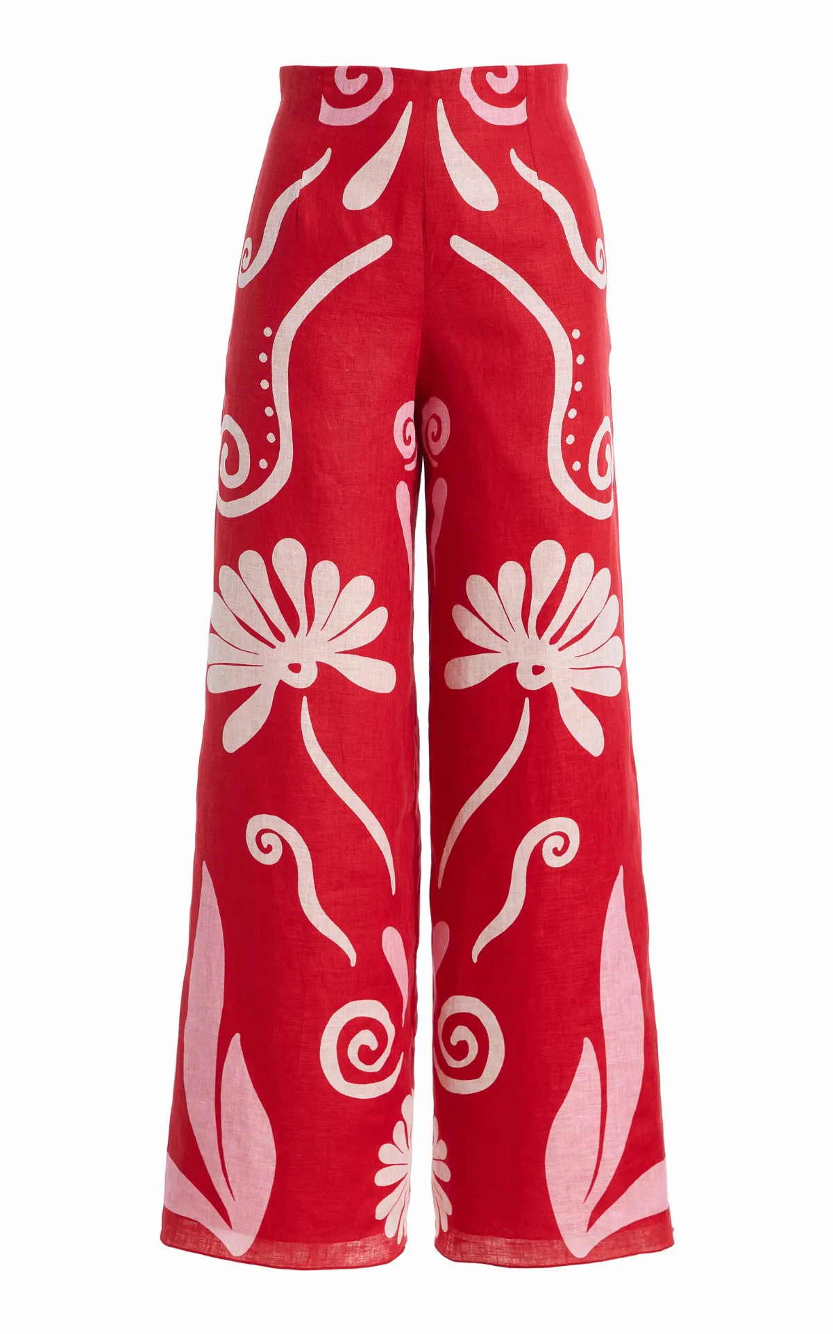 Toya Linen Wide-Leg Pants