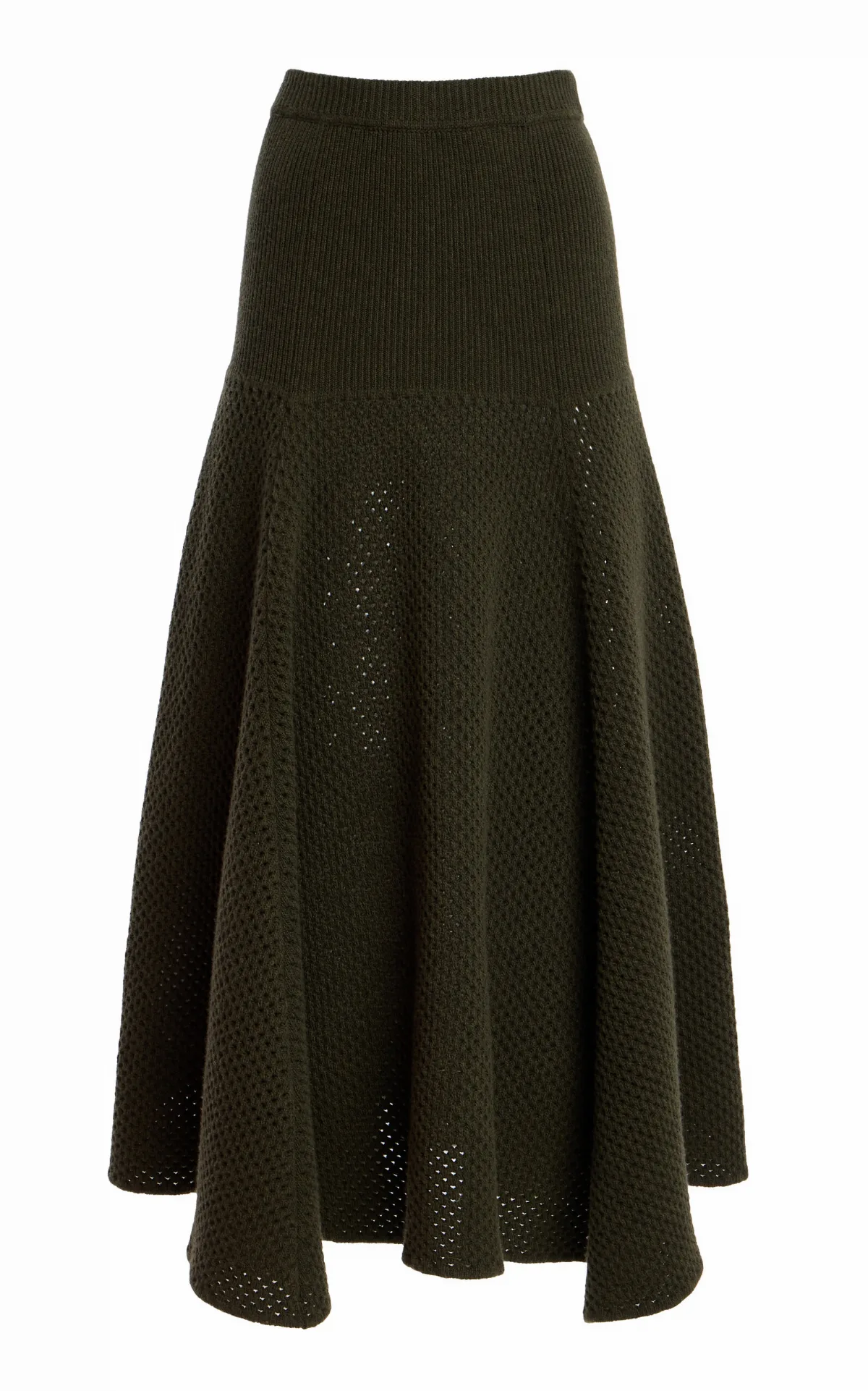 Lucia Knitted Wool Maxi Skirt