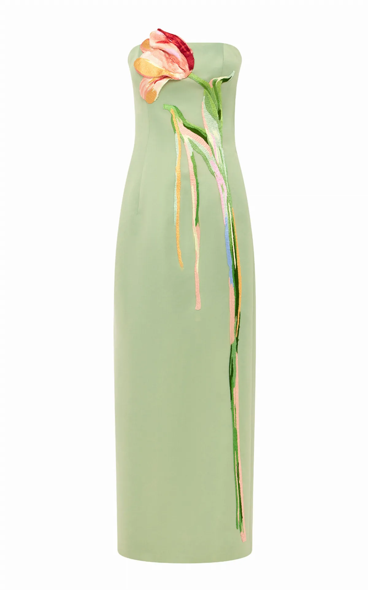 Marilyn Floral-Embroidered Maxi Dress