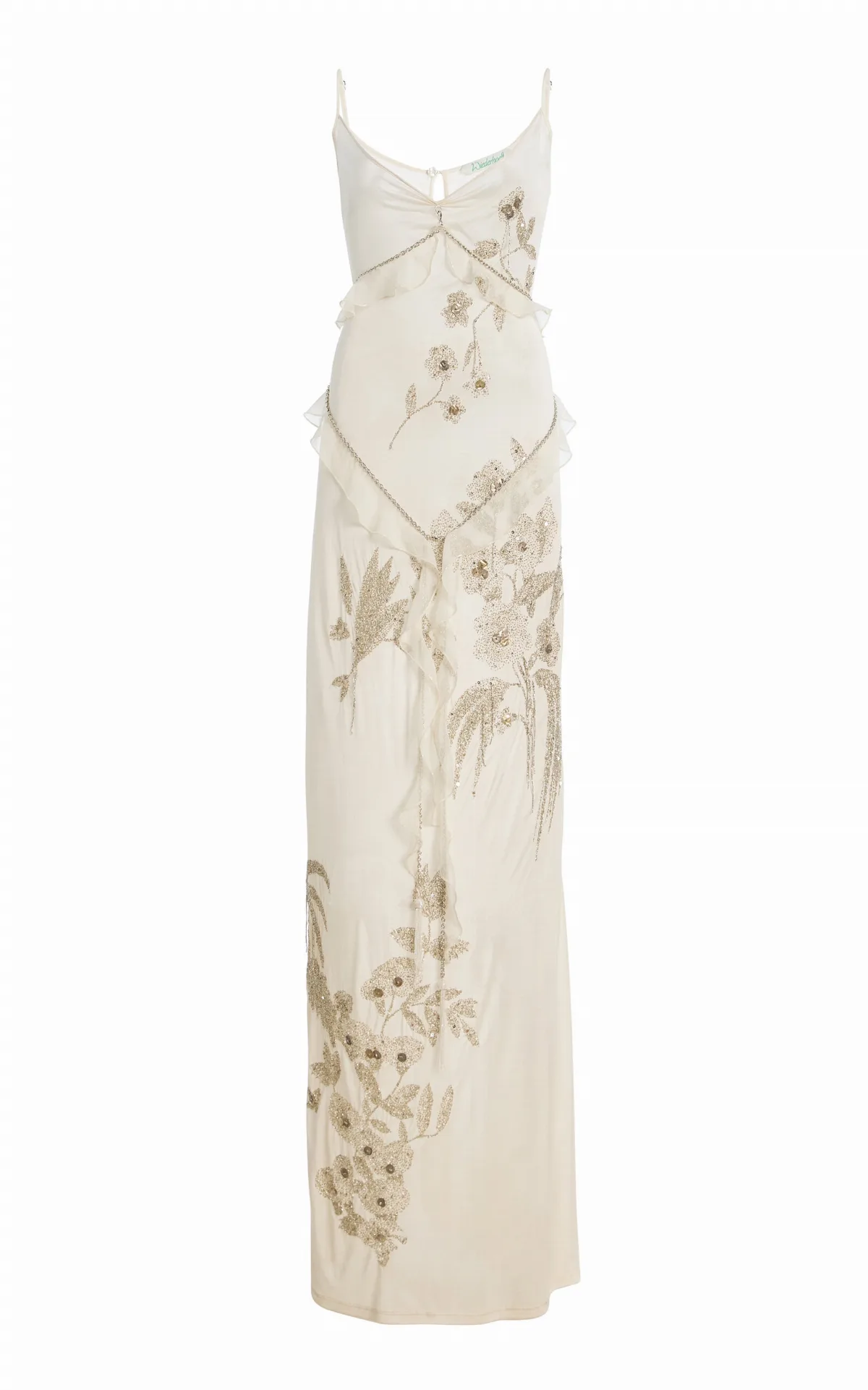 Embellished Jersey Maxi Dress