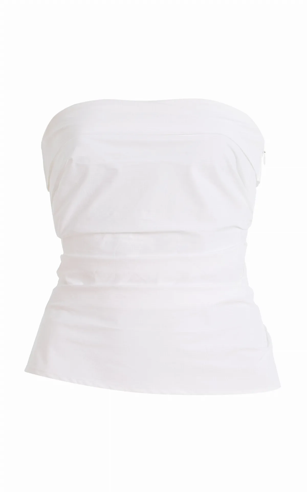 Maisy Strapless Poplin Top