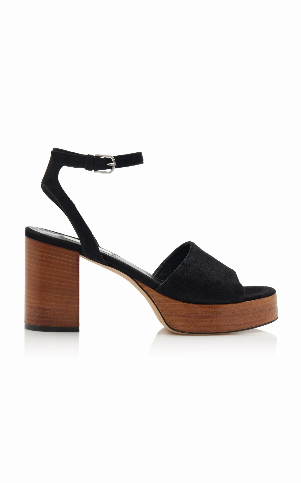 Suede Platform Sandals