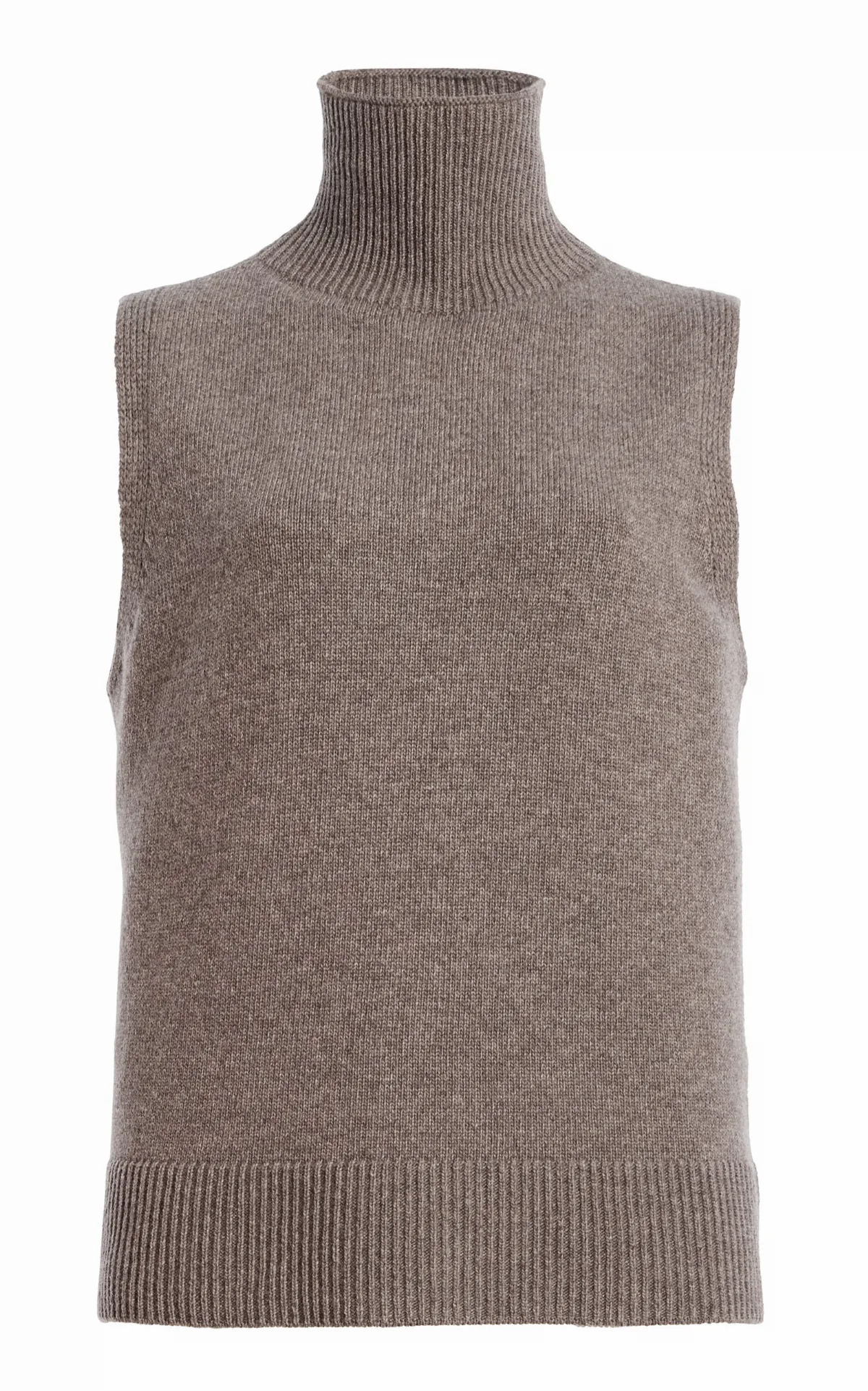 The Bruno High-Neck Wool-Cashmere Top