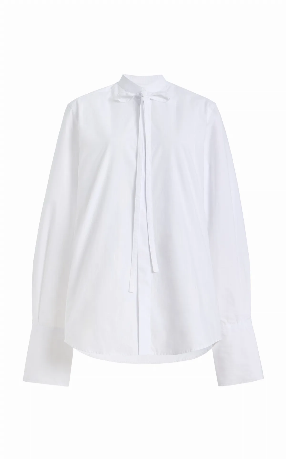 The Boyfriend Cotton Bow-Tie Shirt