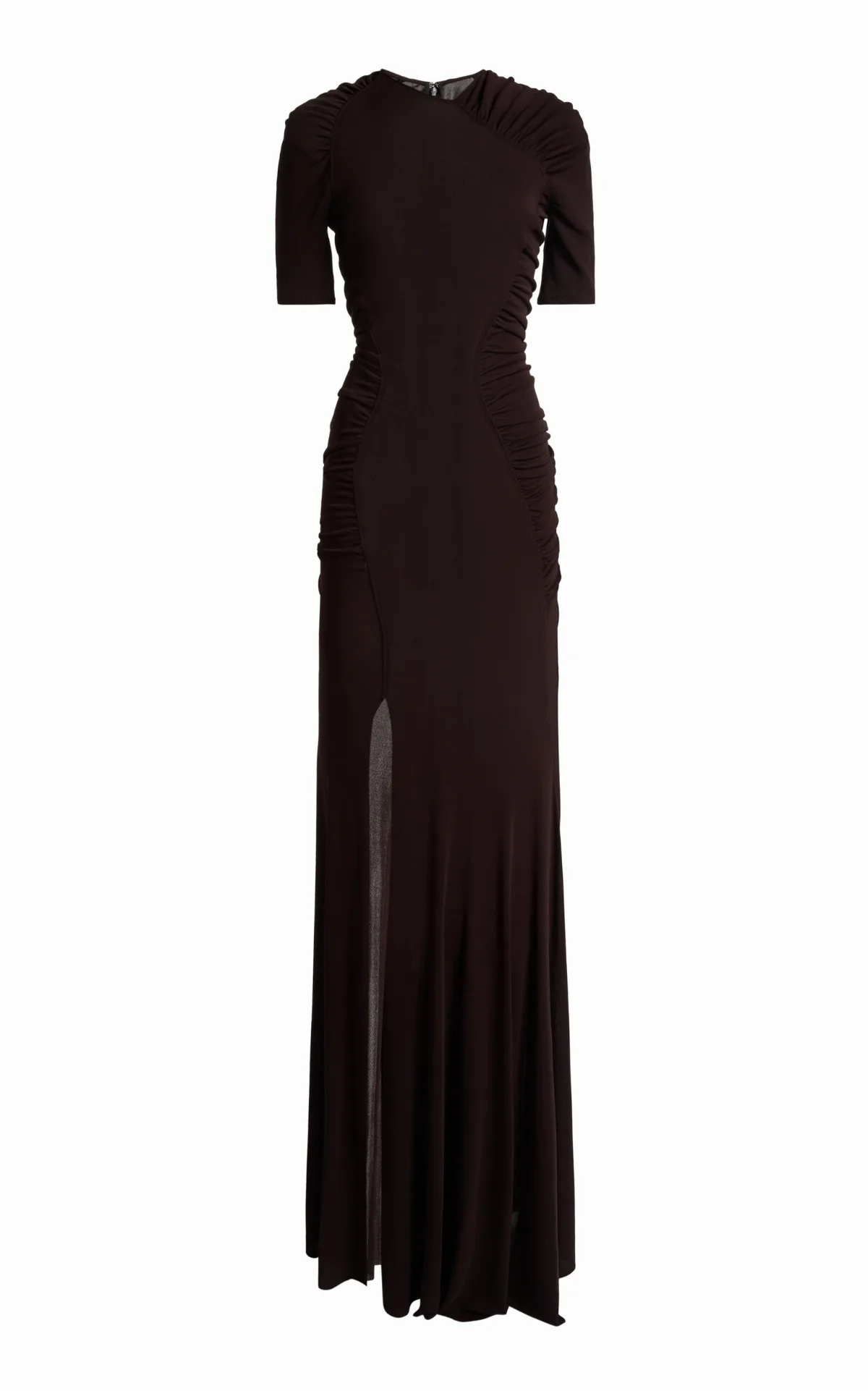 Gathered Crepe Jersey Gown
