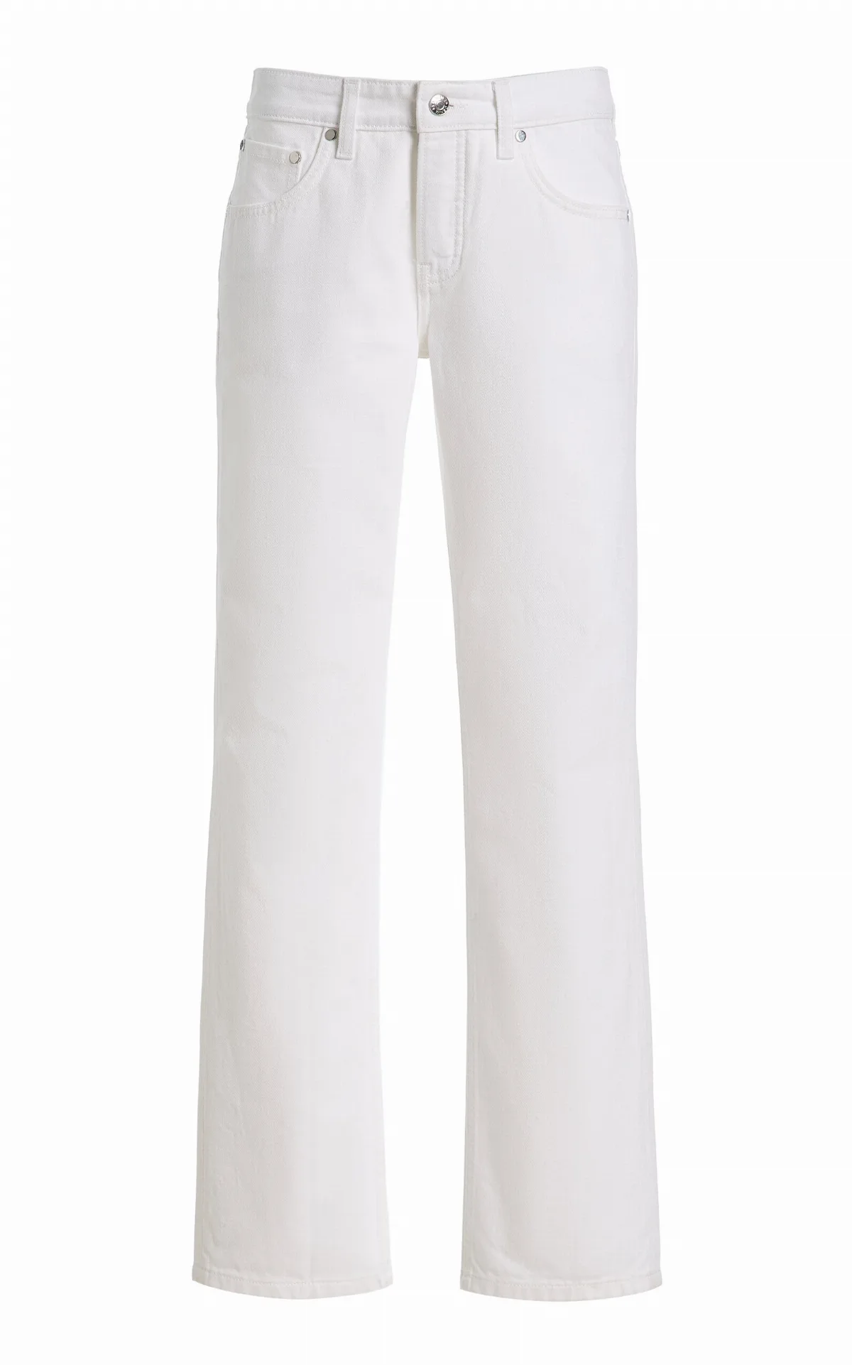 Baggy Rigid Mid-Rise Wide-Leg Jeans