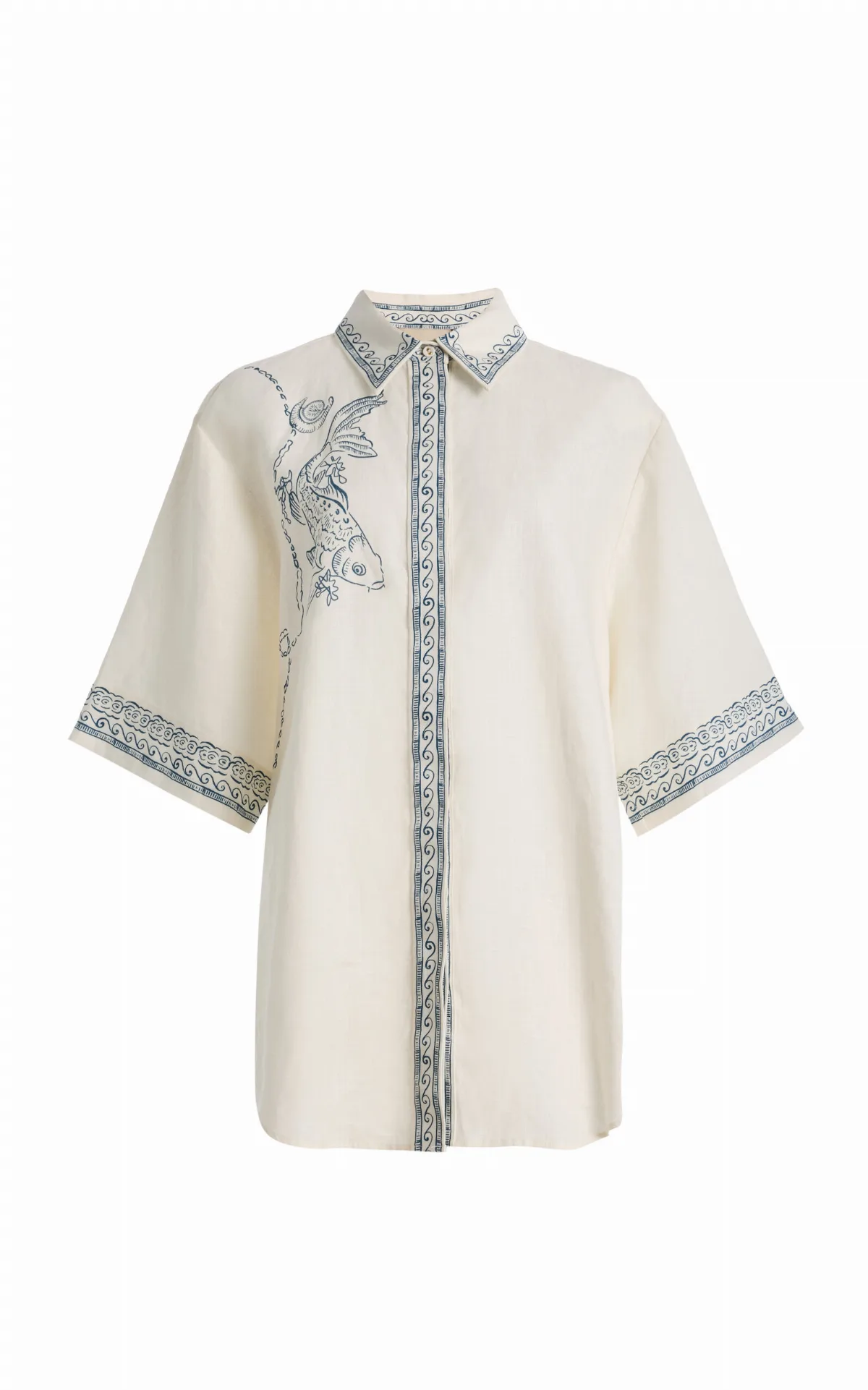 Lucky Printed Linen Shirt