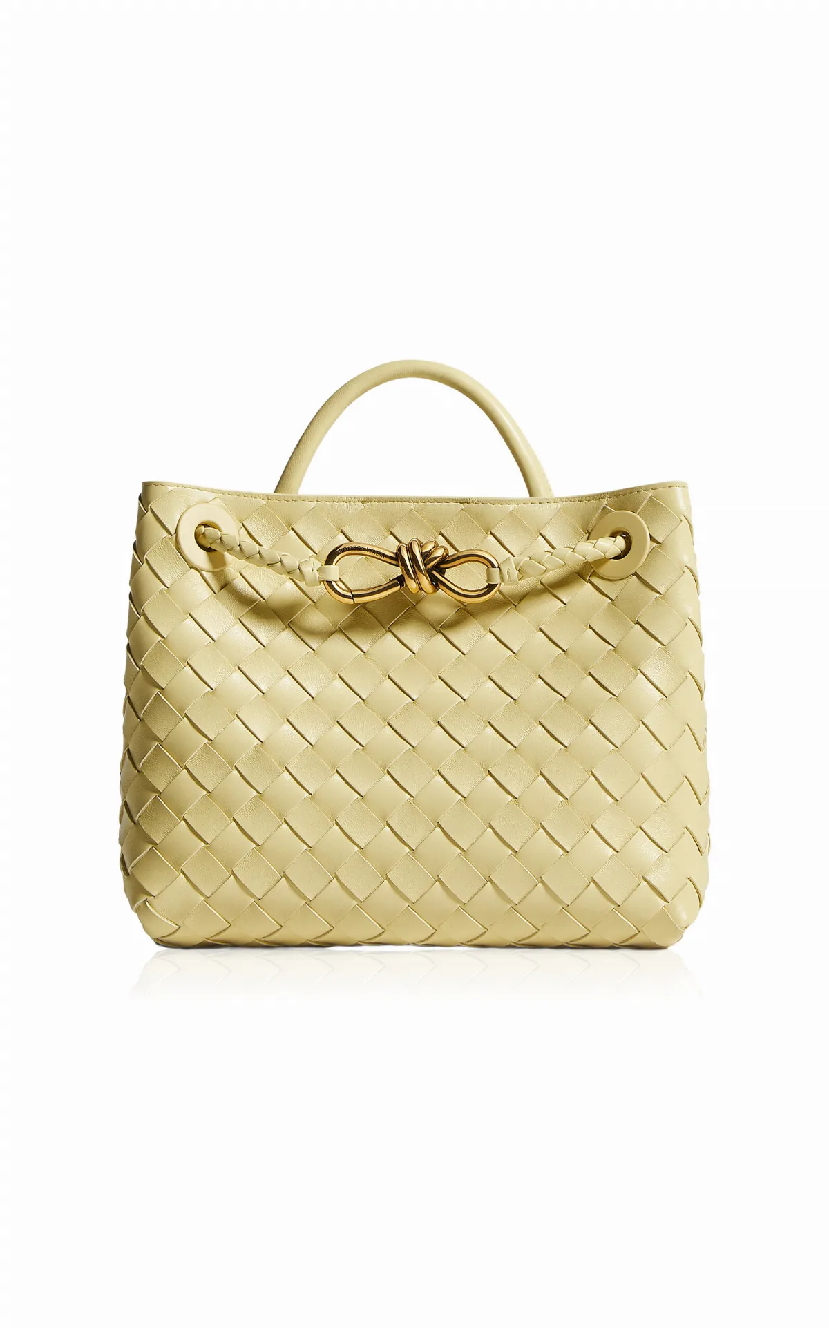 Small Andiamo Intrecciato Leather Bag by Bottega Veneta