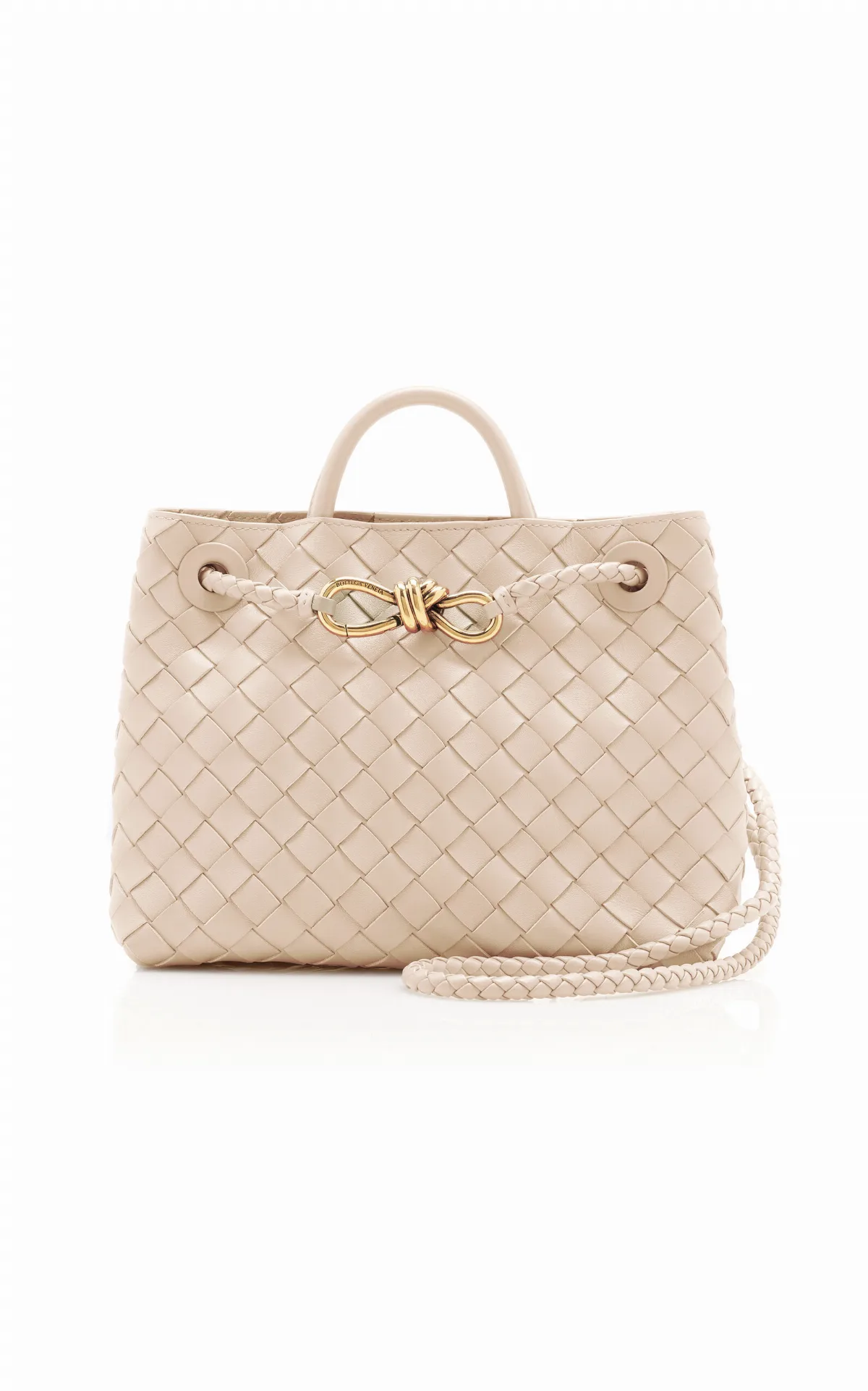 Small Andiamo Intrecciato Leather Bag