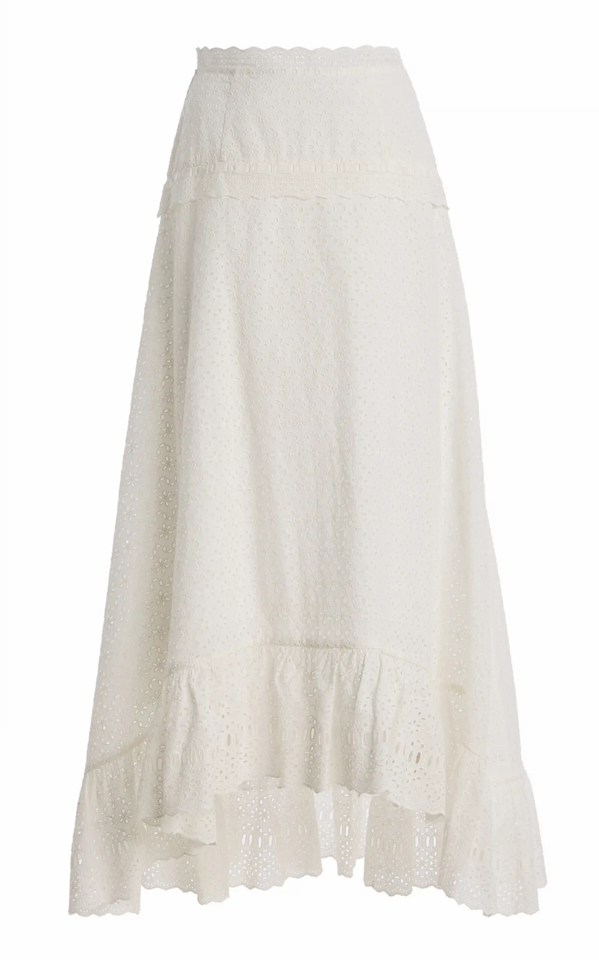 Violetta Eyelet Cotton Skirt