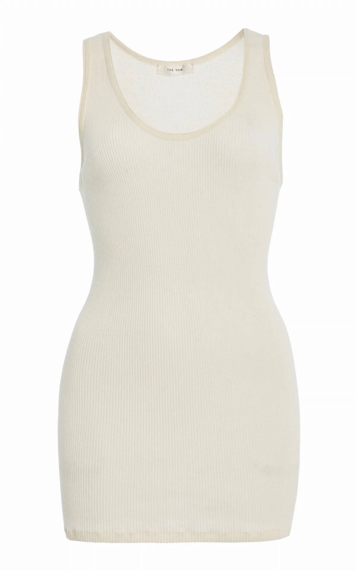 Cendrea Ribbed Jersey Racerback Tank Top