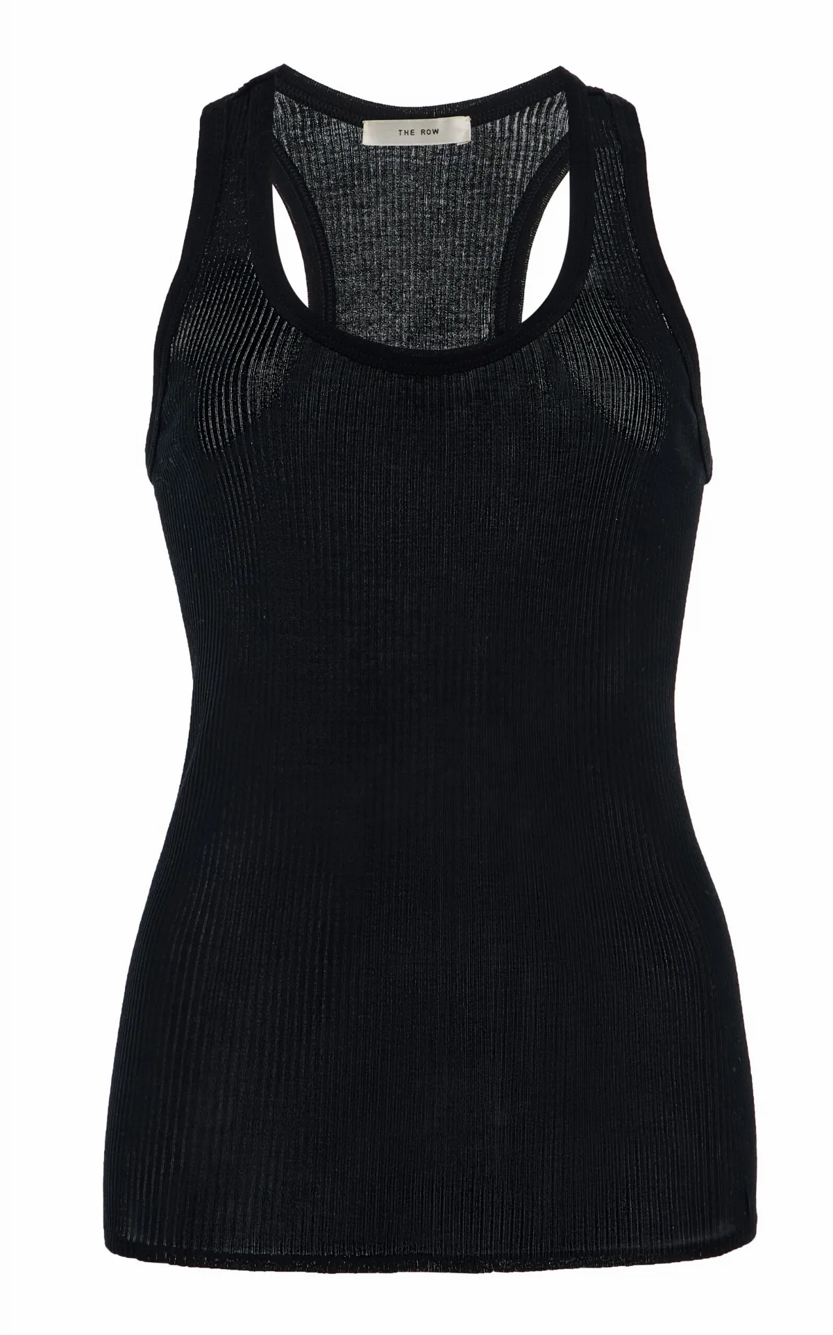 Cendrea Ribbed Jersey Racerback Tank Top