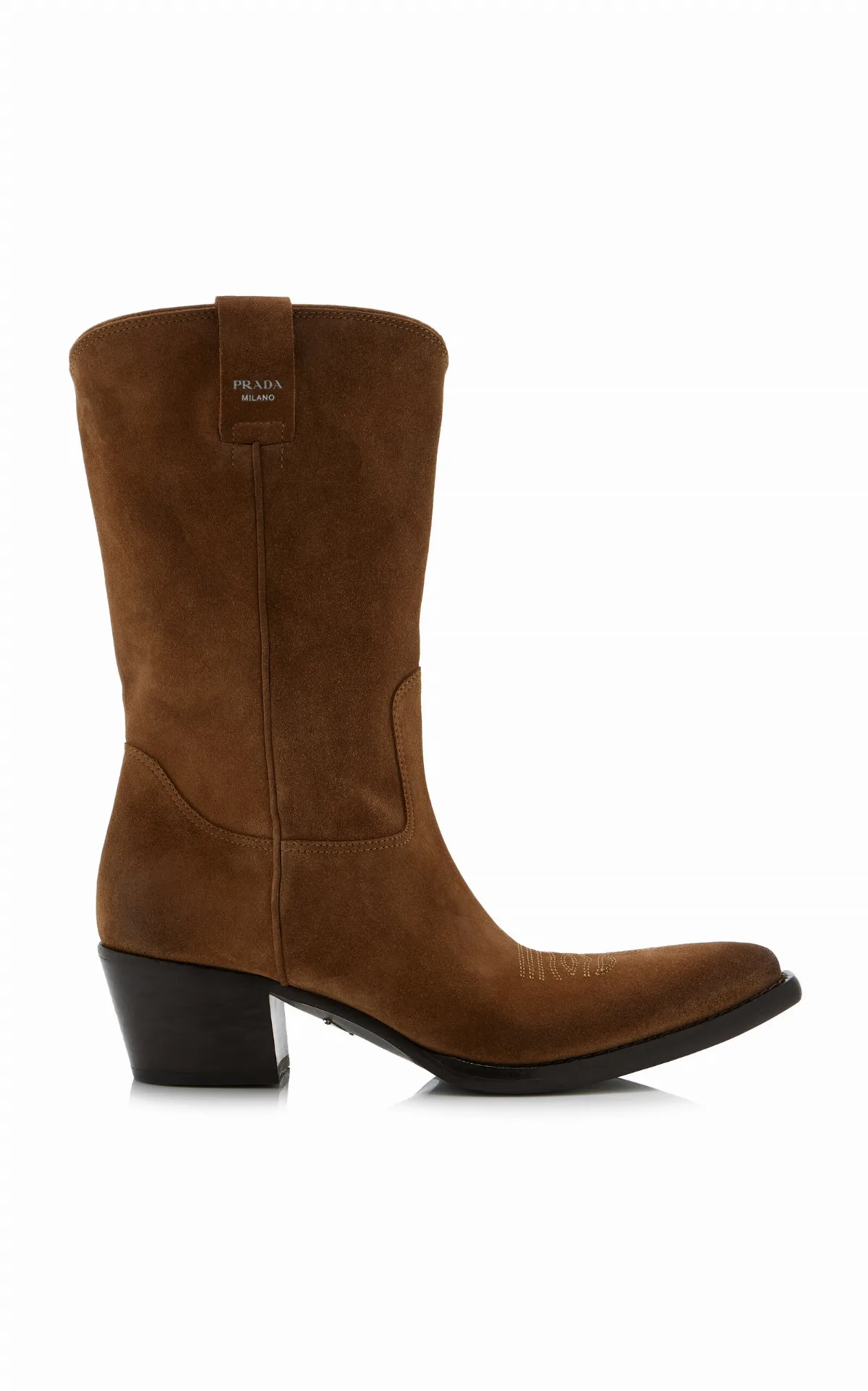 Suede Western Boots