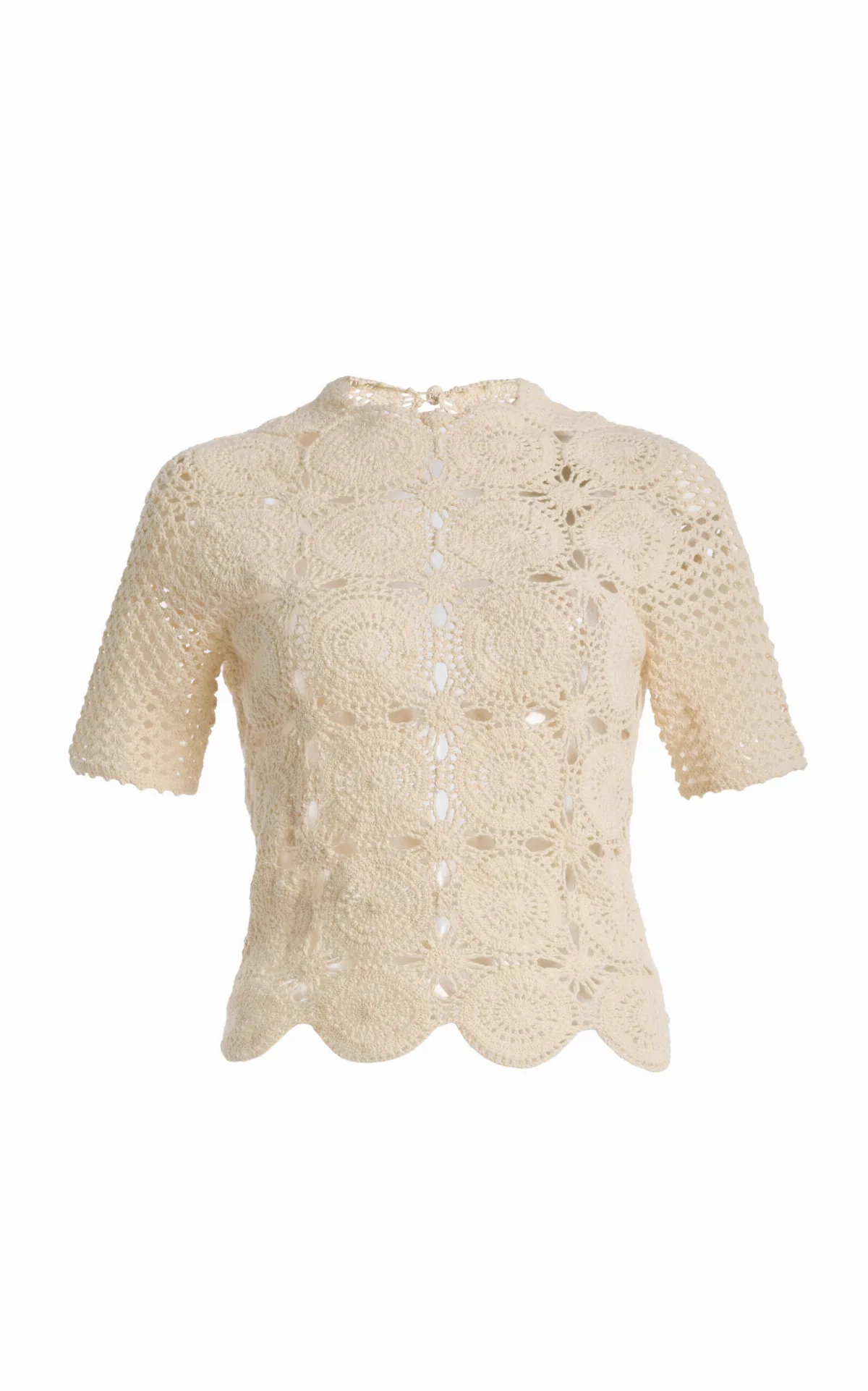 Siula Crocheted Cotton Top