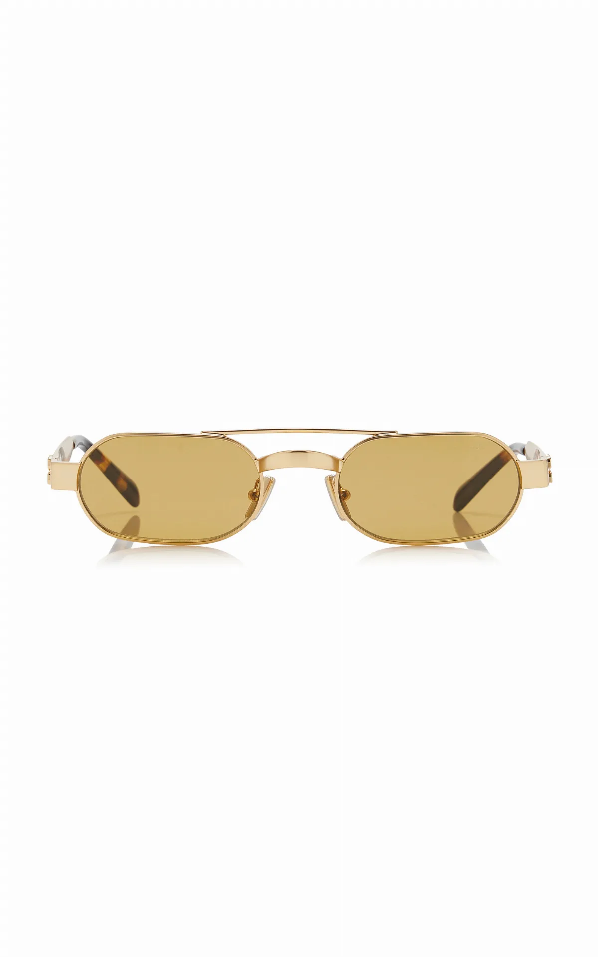 Aviator-Frame Metal Sunglasses
