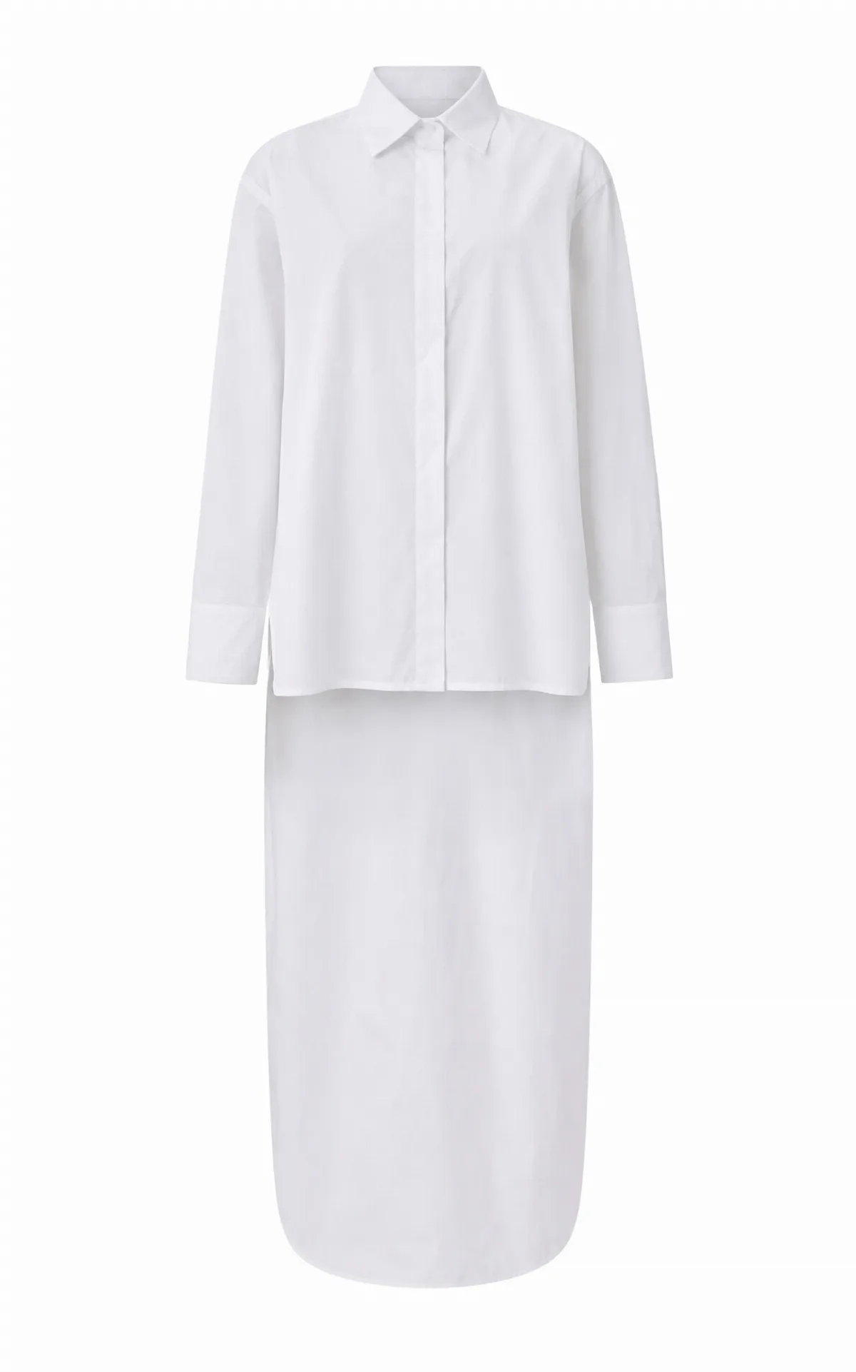 Asymmetric Cotton Shirt