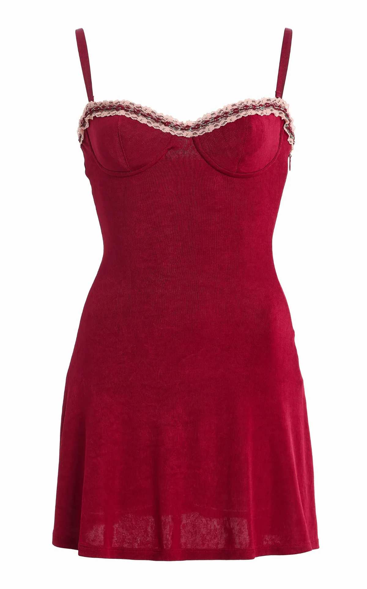 Ruffled Chiffon Mini Dress
