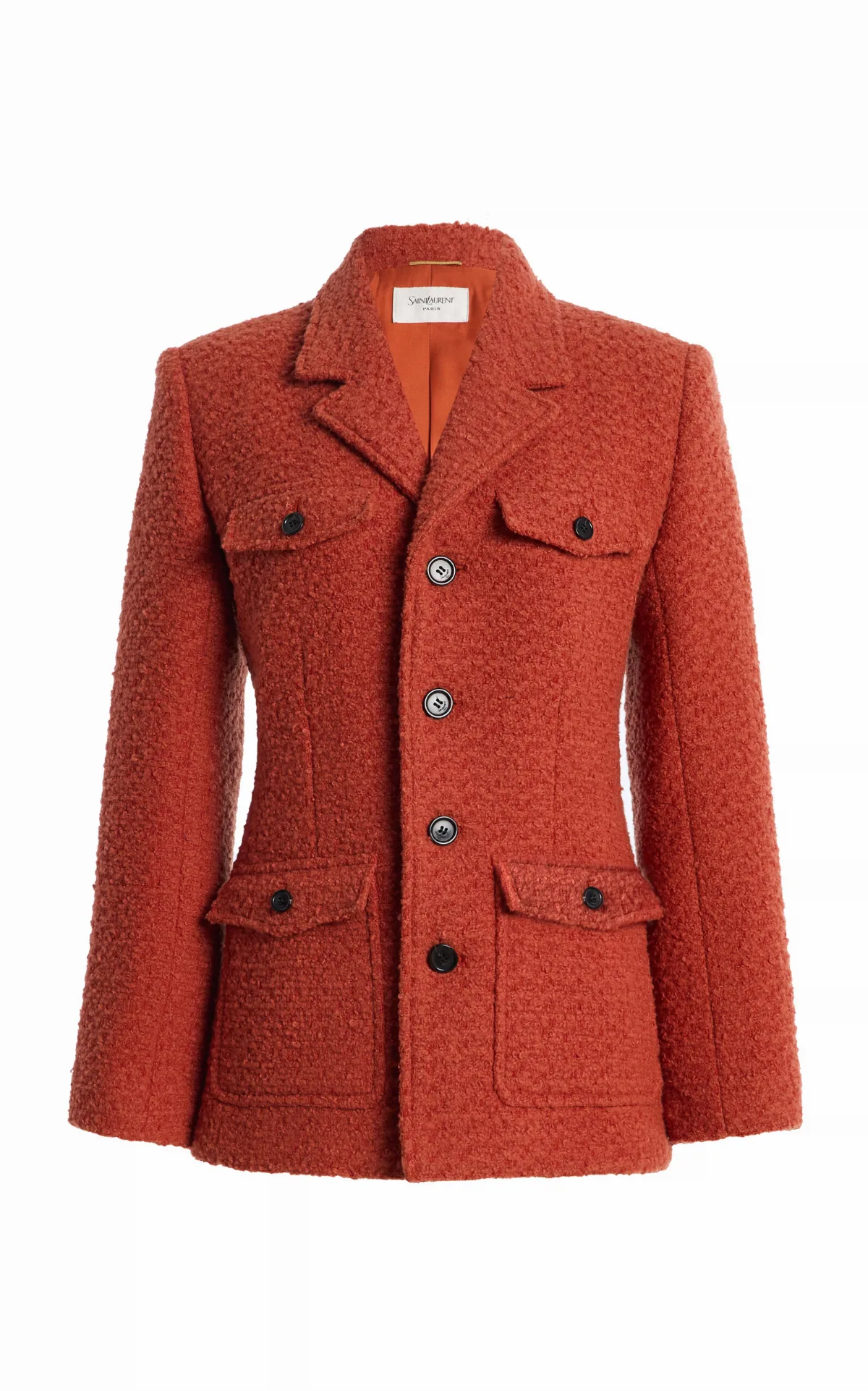 Pocketed Tweed Jacket