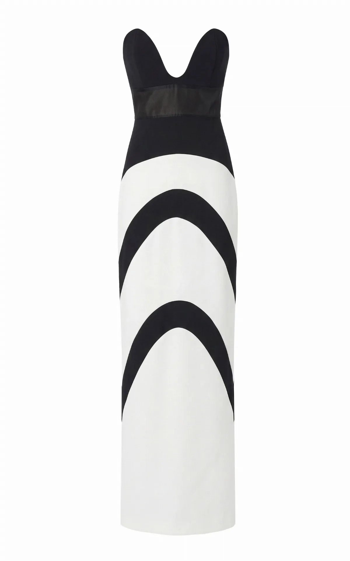 Taipan Strapless Silk-Wool Maxi Dress