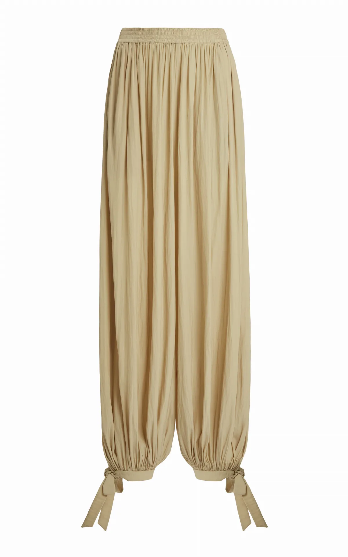 Washed Satin Bloomer Pants