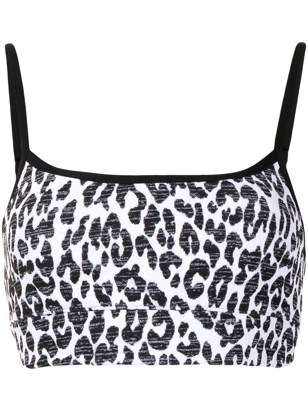 Natacha Snow Leopard-Print Sports Bra