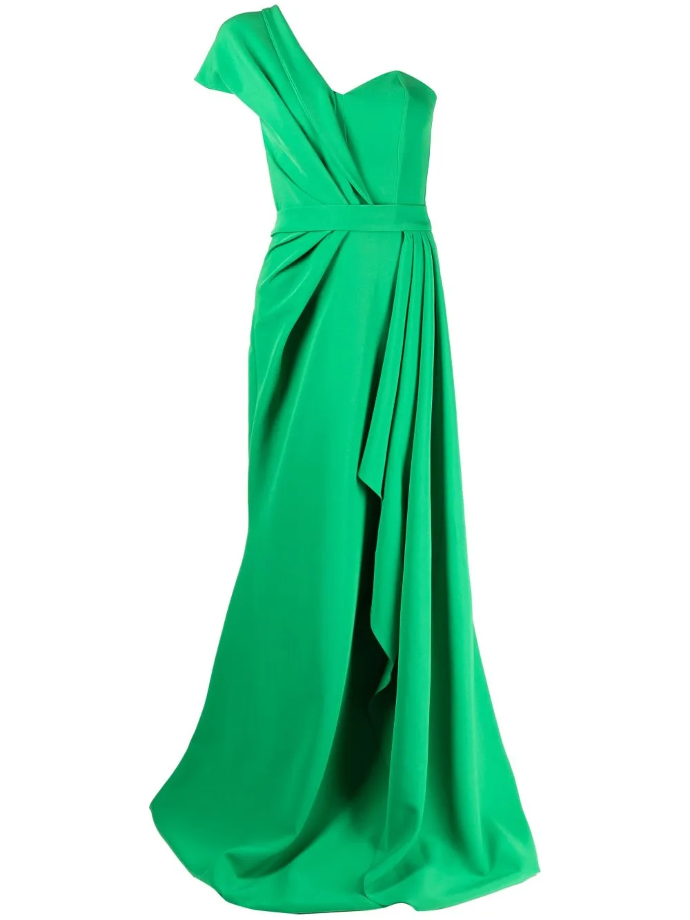 One-Shoulder Gathered Dress