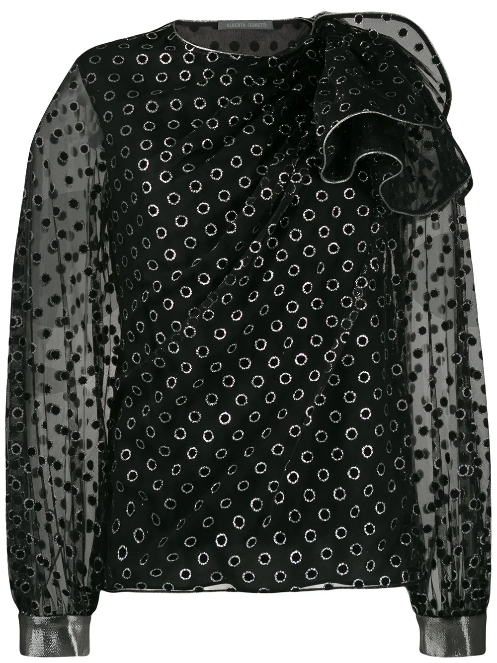 Eyelet Detail Blouse