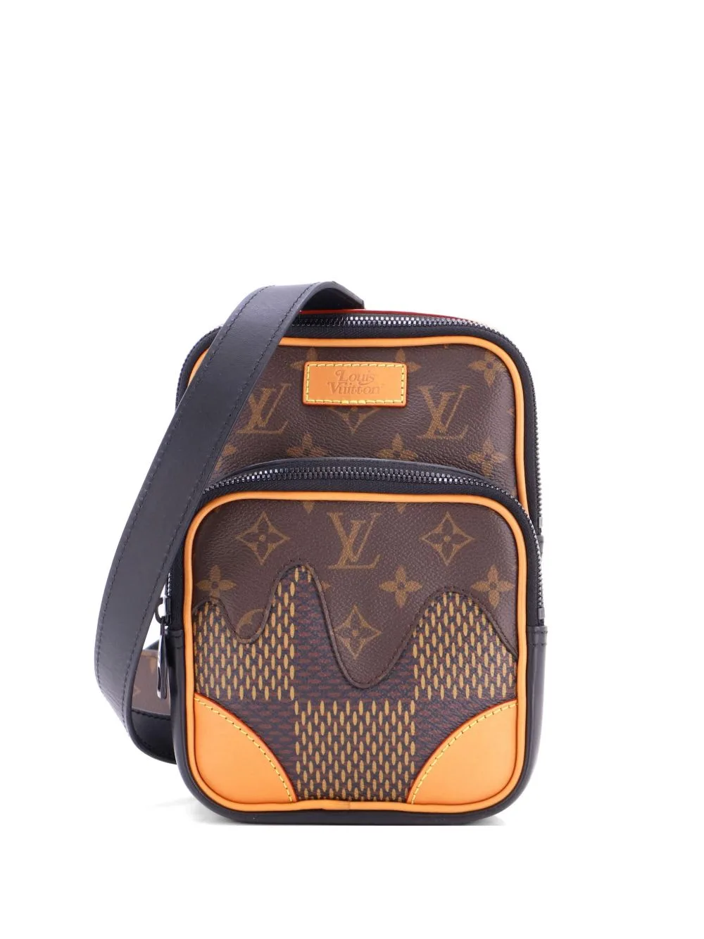 Nigo Amazone Sling Bag Giant Damier and Monogram Canvas Crossbody Bag
