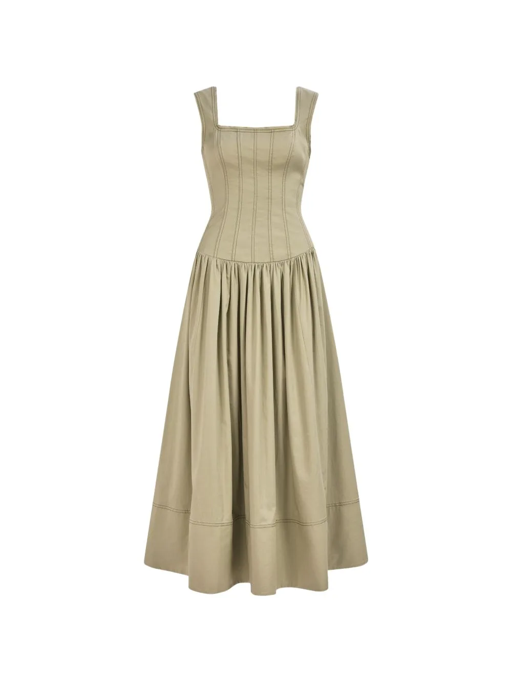Parallel Midi Dress