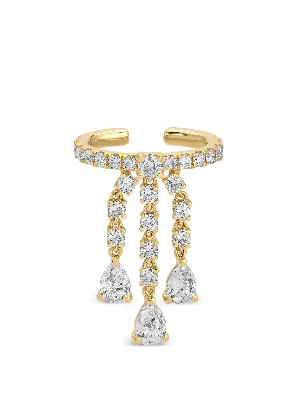 Diamond Fringe Earring