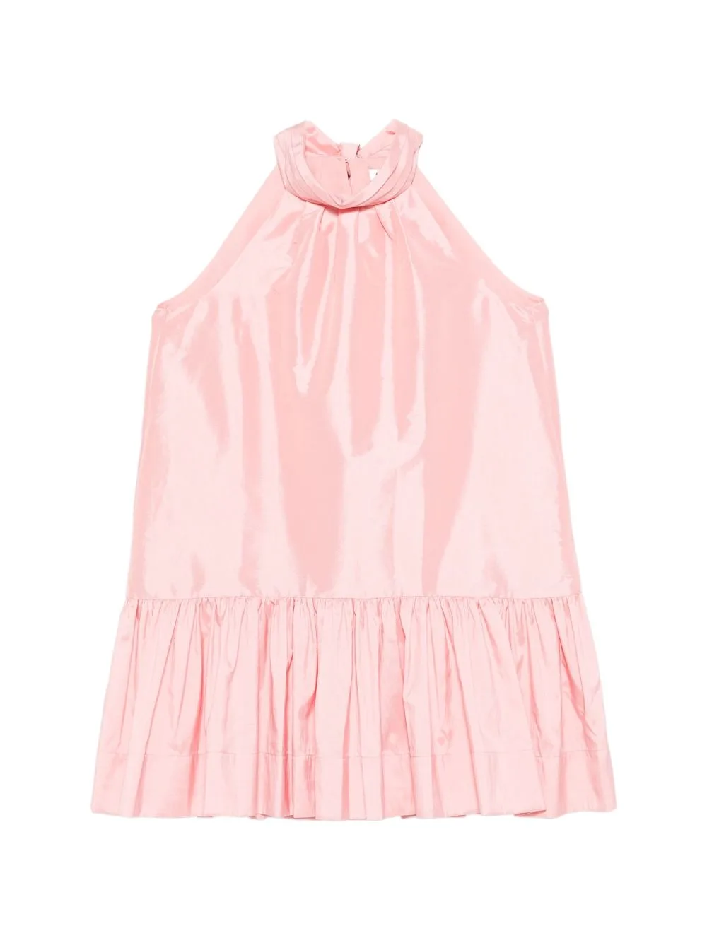 Hope Ruffled Halterneck Mini Dress