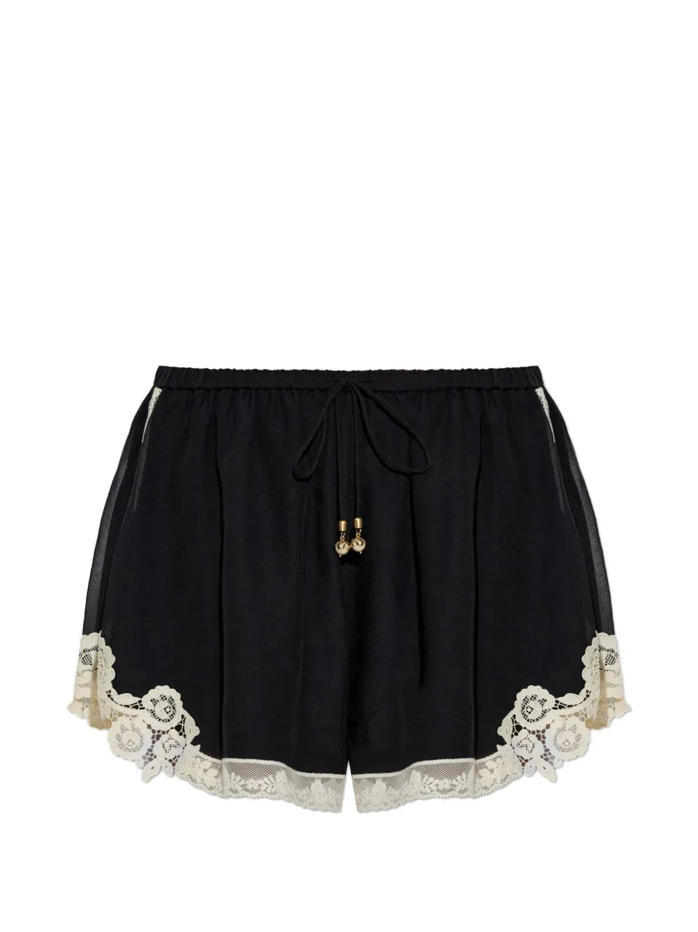 Lace-Trim Shorts