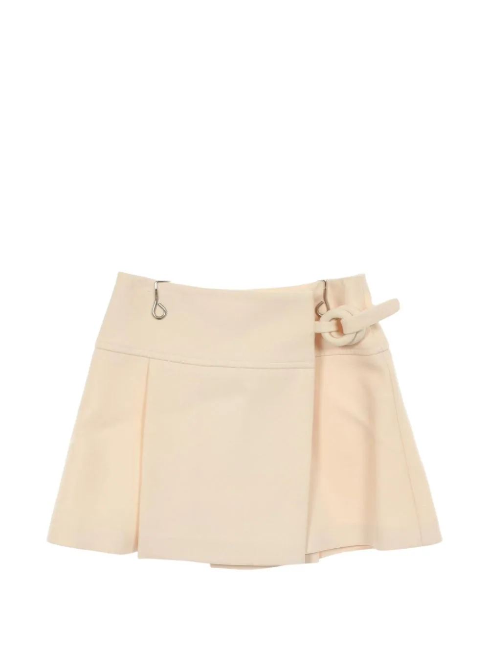 Mini 2000s Wrap-Style Pleated Skirt