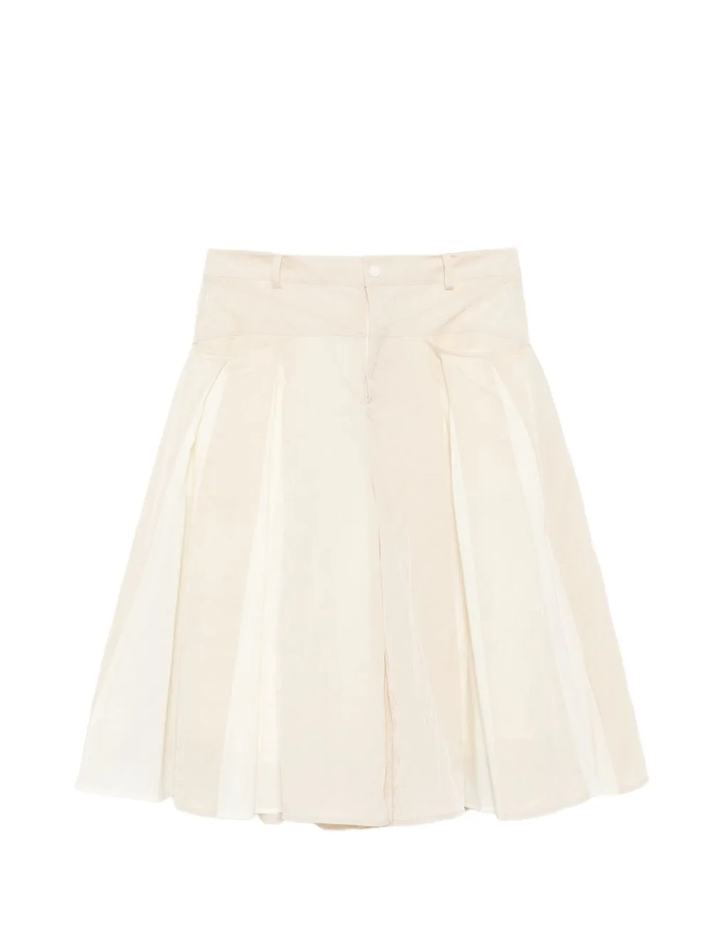 Pleated Panelled Shorts