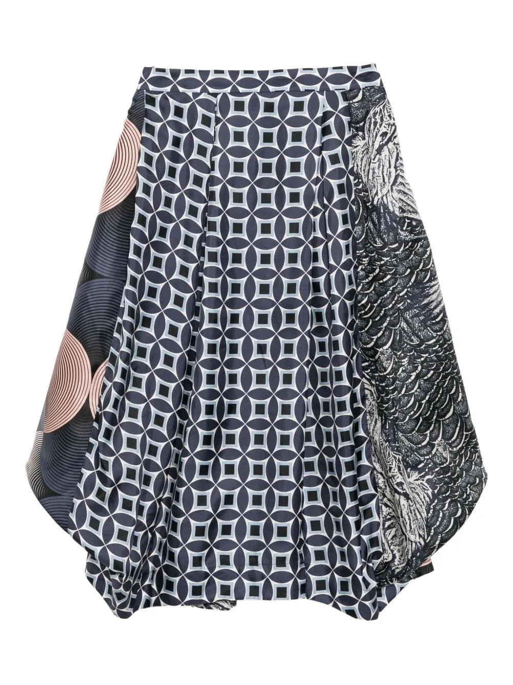 Printed Silk Skirt