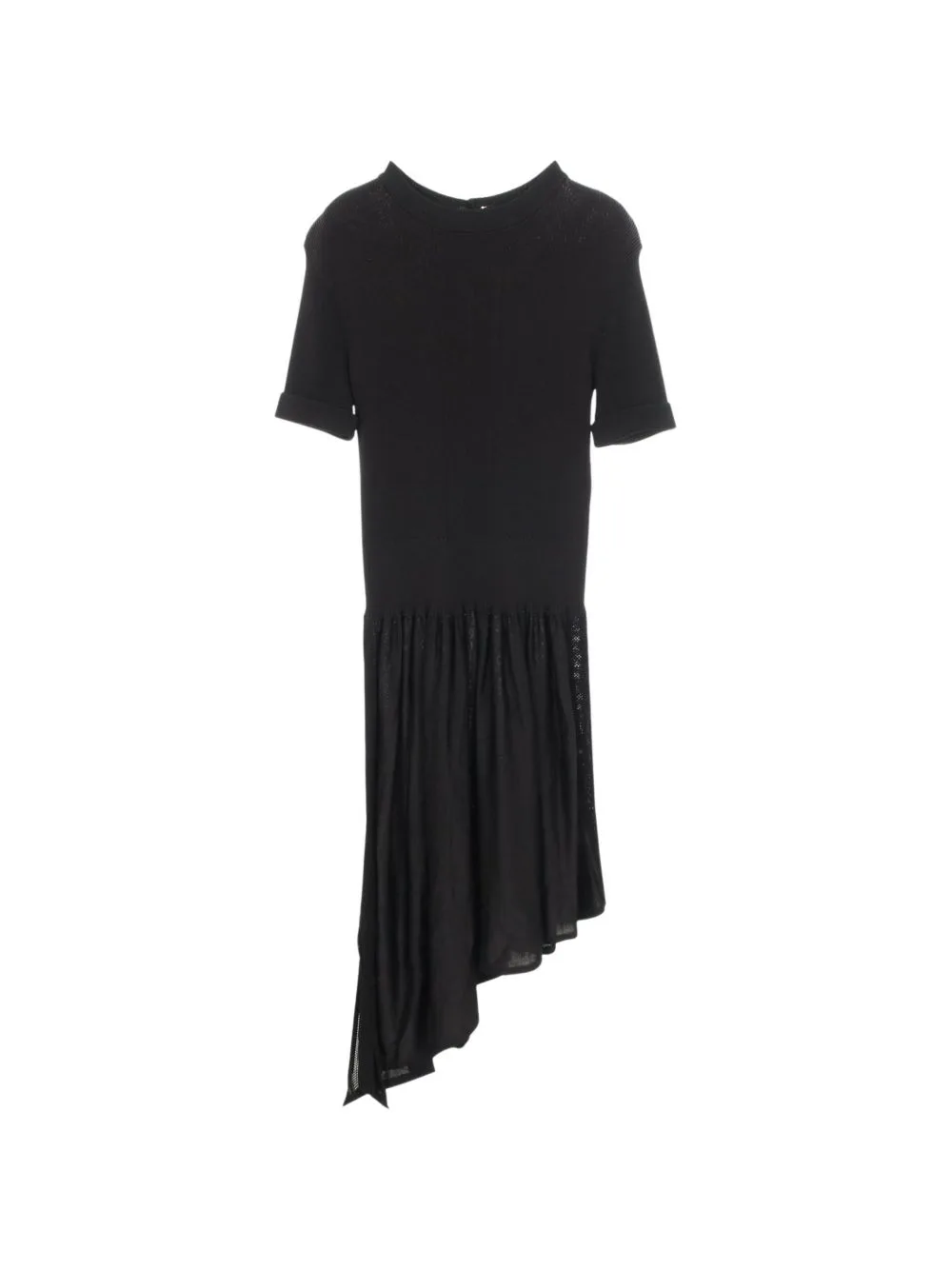 1986-1988 Coco Mark Button Asymmetric Dress