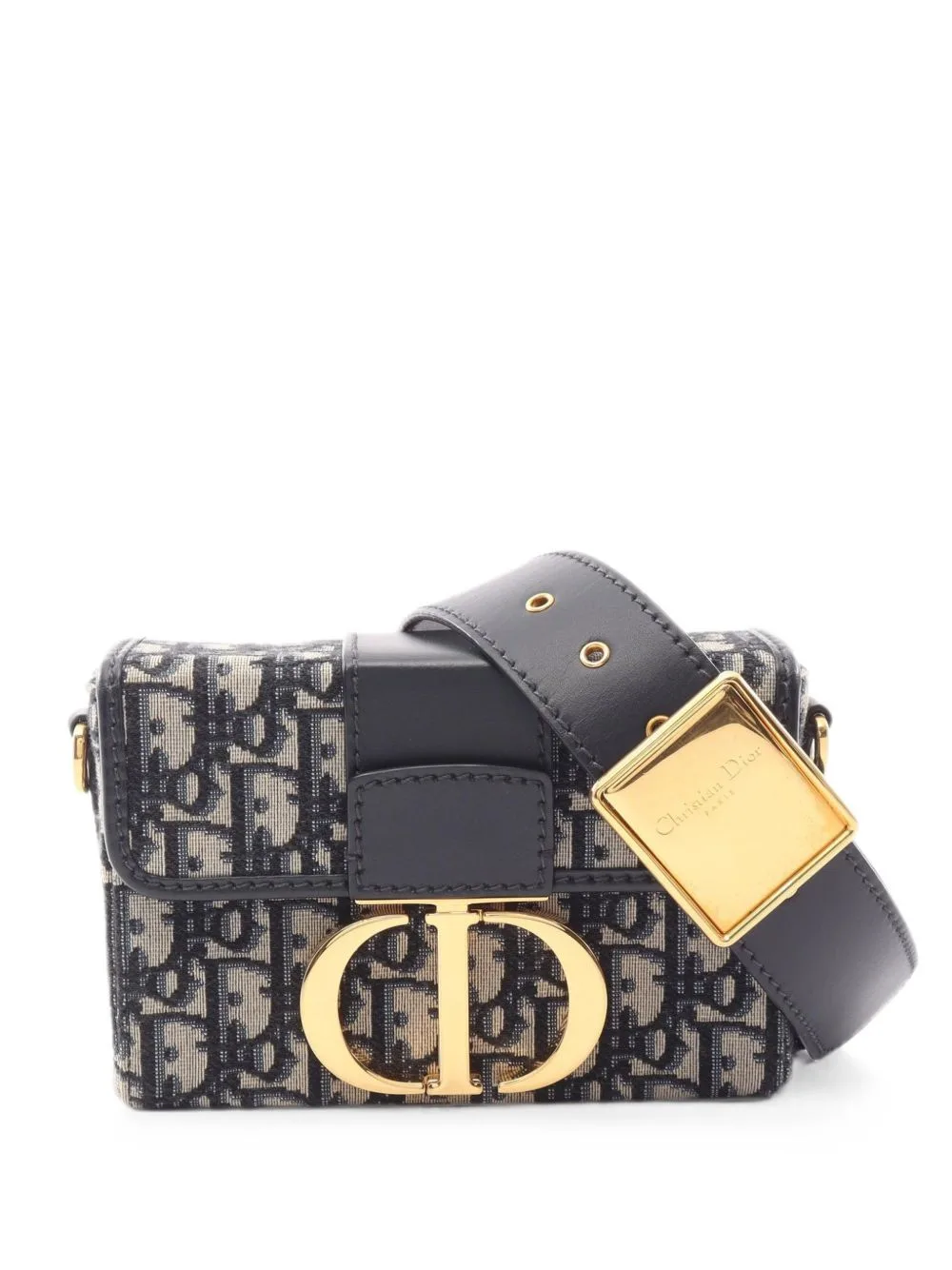 2010s 30 Montaigne Oblique Shoulder Bag