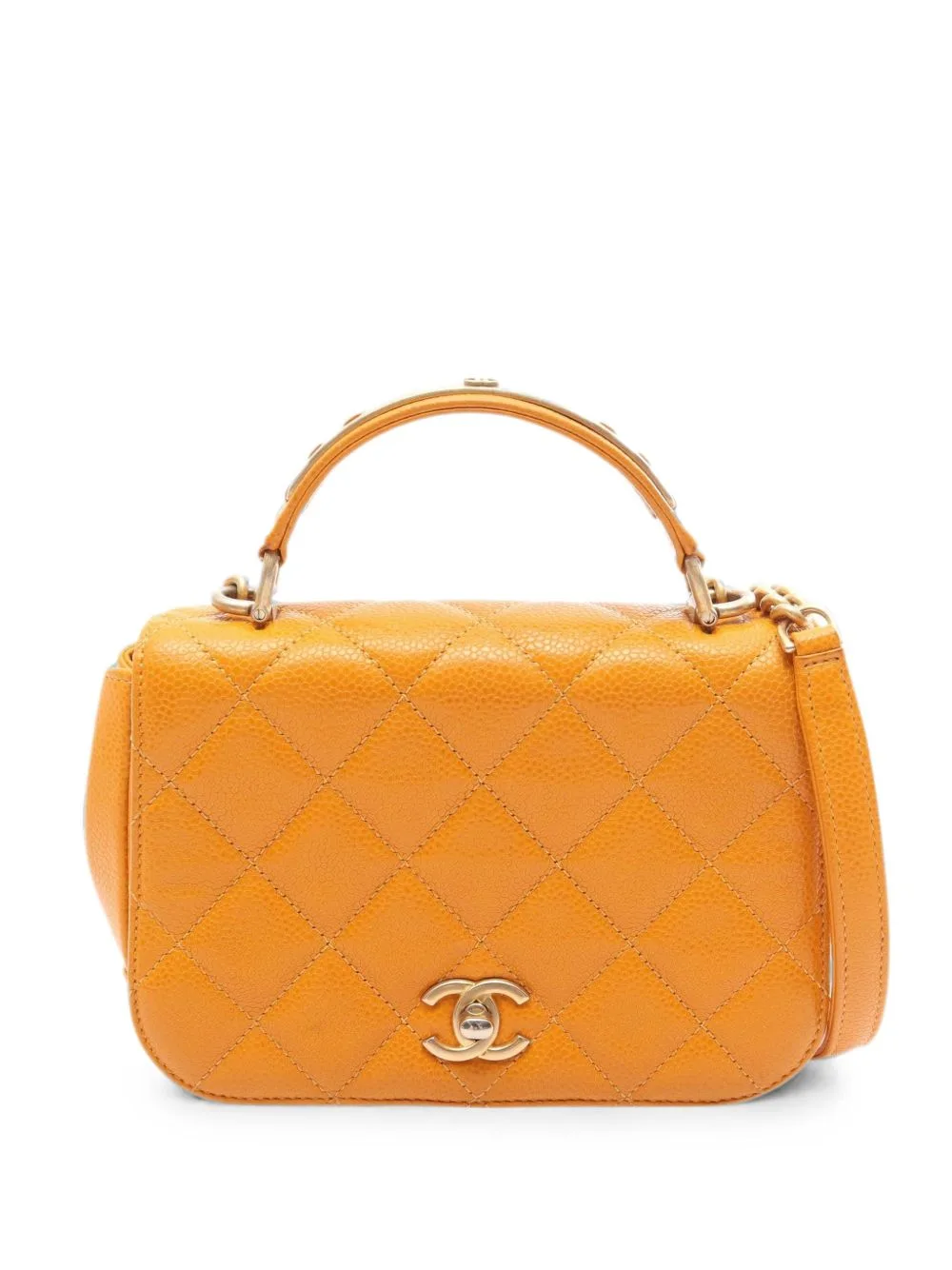 2017-2018 Matelassé Caviar Shoulder Bag by CHANEL Pre-Owned