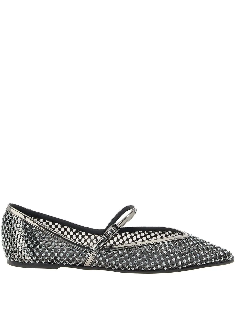 Gilda Crystal-Embellished Ballet Flats