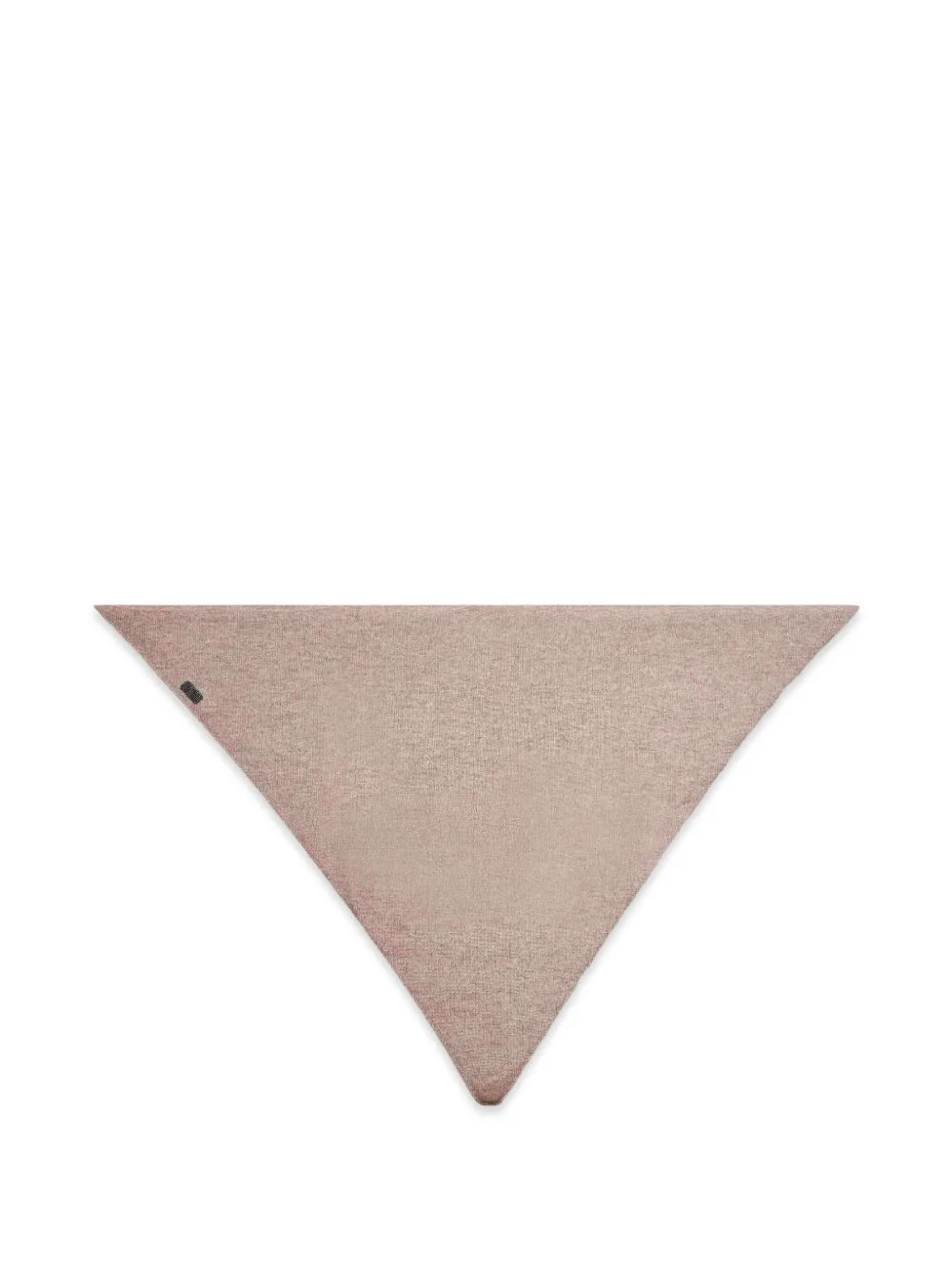 Monili-Embroidered Triangular Scarf