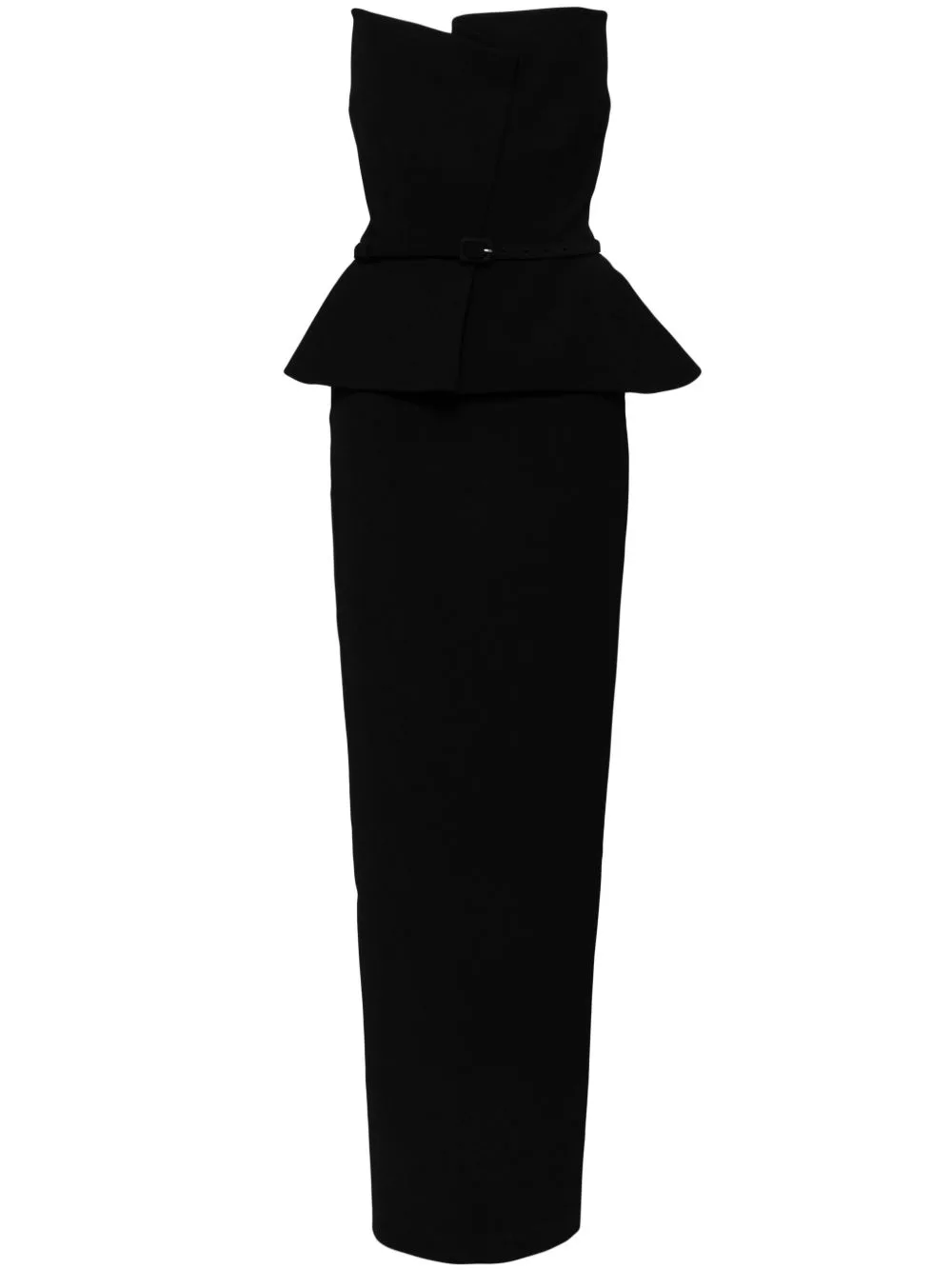 Draped Crepe Gown