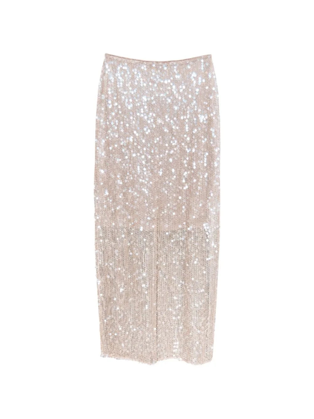 Sequin Embellished Midi Skirt
